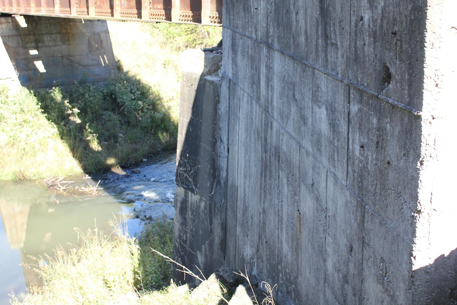 West abutment